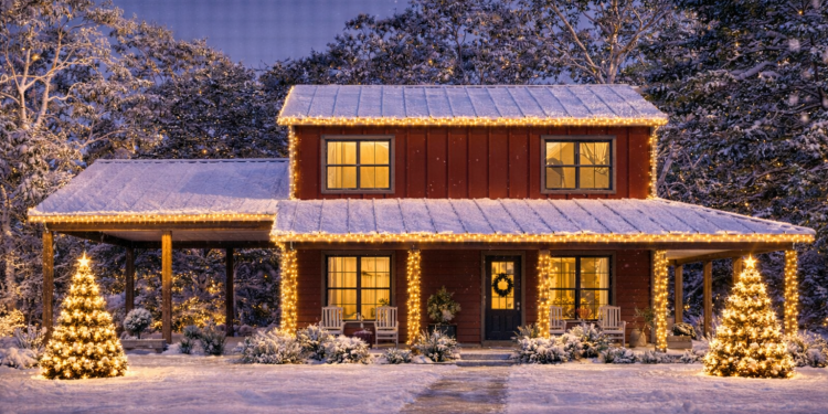 Barndominium Plan – Charming 2-Bedroom, 2-Bathroom Home with Flexible Space (~1,408 Sq Ft)