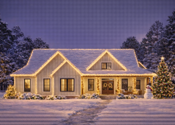 Modern Farmhouse Plan – Spacious 3-Bedroom, 2.5-Bathroom Family Home with Porch & Garage (~2,085 Sq Ft)