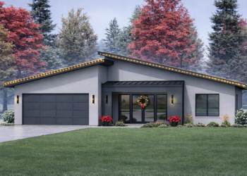 Contemporary House Plan – Stylish & Functional 3-Bedroom, 2-Bathroom Home with Open Living (~1,700 Sq Ft)