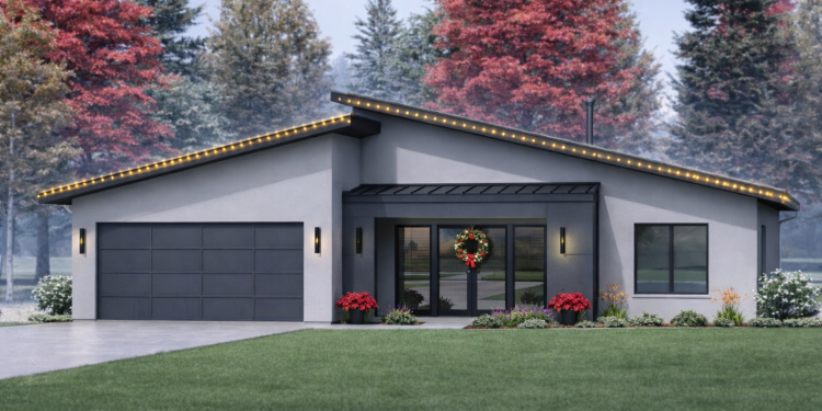 Contemporary House Plan – Stylish & Functional 3-Bedroom, 2-Bathroom Home with Open Living (~1,700 Sq Ft)
