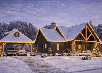 Modern Farmhouse Plan – Spacious 3-Bedroom, 2.5-Bathroom Home with Porch & Smart Layout (~1,849 Sq Ft)