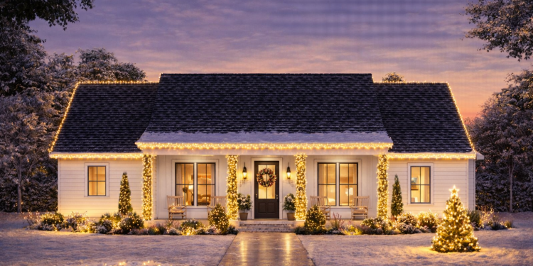 Modern Farmhouse Plan – Inviting 3-Bedroom, 2.5-Bathroom Single-Story Home with Porch & Balanced Layout (~1,650 Sq Ft)