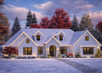 One-Story Transitional European House Plan – Spacious 4-Bedroom Home with Office & Open Flow (~3,116 Sq Ft)