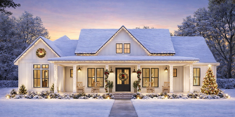 Modern Farmhouse Plan – ~2,438 Sq Ft of Open, Light-Filled Family Living