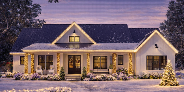 Modern Farmhouse Plan – Expansive 3-4 Bedroom, 2.5-Bathroom Single-Story Layout with Bonus Room (~2,490 Sq Ft)