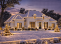 Elegant French Country Plan – Spacious 3-Bedroom, 2.5-Bathroom One-Story Home with Outdoor Living & Garage (~2,723 Sq Ft)