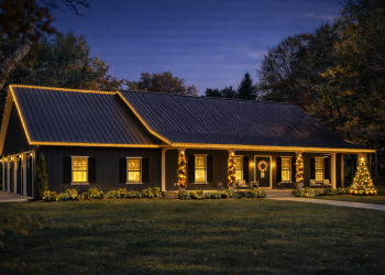 Barn-Style House Plan – Warm 4-Bedroom, 3-Bathroom Retreat with Covered Porches & Open Layout (~2,519 Sq Ft)