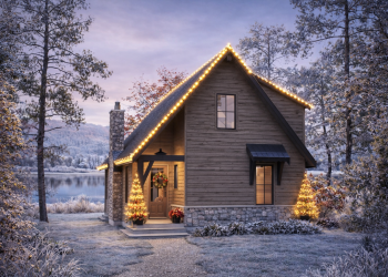 Modern Farmhouse Plan – Balanced 4-Bedroom, 2.5-Bathroom Home with Covered Porch & Thoughtful Space (~1,880 Sq Ft)