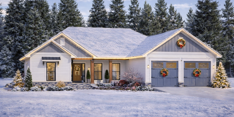 Modern Farmhouse Plan – Charming 3-Bedroom, 2-Bathroom Ranch with Covered Porch & Smart Layout (~1,600 Sq Ft)