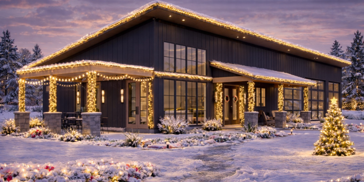 Barndominium Plan – Spacious 2-Bedroom, 2-Bathroom Home with Massive 3-Car Garage (~1,575 Sq Ft)