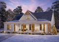Modern Farmhouse Plan – Comfortable 3-Bedroom, 2-Bathroom Home with Porch & Bright Open Spaces (~1,535 Sq Ft)