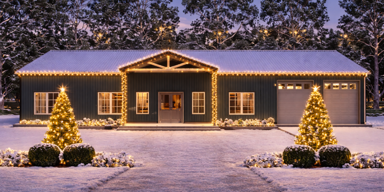 Barndominium Plan – Spacious 3-Bedroom, 2.5-Bathroom One-Story Home with Big Outdoor Porches & Functional Flow (~2,400 Sq Ft)