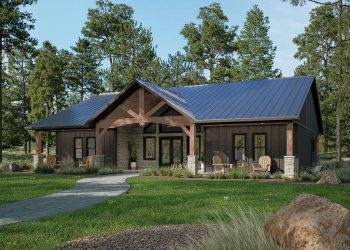 Modern Farmhouse Plan – Efficient, Stylish & Comfortable (~1,672 Sq Ft)
