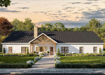 Barndominium Plan – ~2,866 Sq Ft of Open, Relaxed Living with 4 Bedrooms and 3.5 Bathrooms