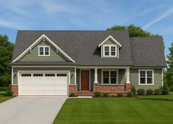Craftsman House Plan with Main-Floor Master & Bonus Room – A Warm, Well-Planned Home (~1,820 Sq Ft)