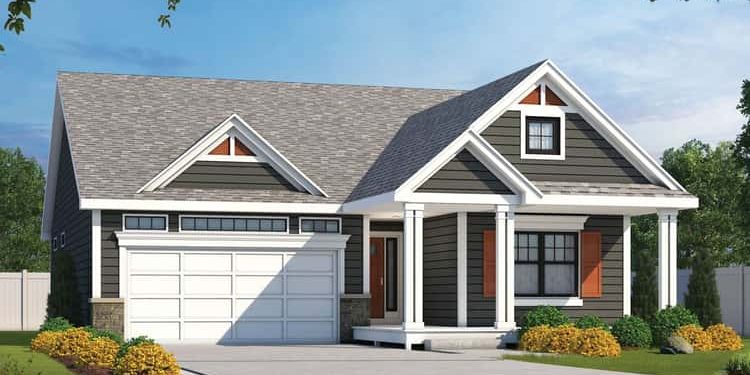 Inviting Craftsman Ranch House Plan with Sunroom & Main-Level Master Suite – Charming & Comfortable Single-Level Design (~1,511 Sq Ft)