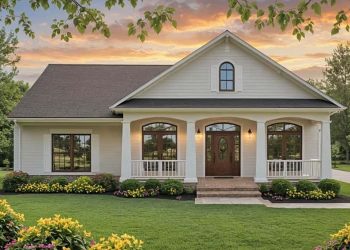 Inviting Country House Plan with Master on Main & Generous Porch – Bright, Comfortable Family Living (~2,050 Sq Ft)