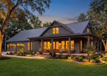 3-Bed Modern Farmhouse Barndominium House Plan with Wrap-Around Porch – ~2,000 Sq Ft of Comfortable, Flexible Country Style
