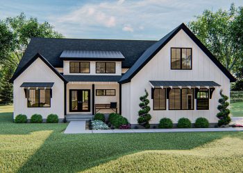 Modern Farmhouse Plan – Efficient, Stylish & Comfortable (~2,015 Sq Ft)