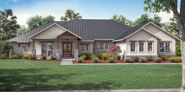 Modern Farmhouse Plan – Spacious, Elegant & Family-Ready (~2,974 Sq Ft)