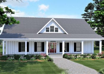Modern Farmhouse Plan – ~2,352 Sq Ft of Open, Comfortable Living with 4 Bedrooms and 3 Full Bathrooms