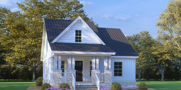 Modern Farmhouse Plan – ~1,250 Sq Ft of Cozy Open Living with 3 Bedrooms and 2 Full Bathrooms