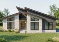 Modern Split Bedroom House Plan with Vaulted Ceilings & Outdoor Kitchen (Approx. 2,400 Sq Ft)