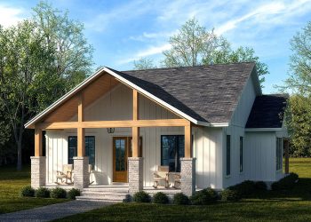 Modern Farmhouse Plan – ~1,596 Sq Ft of Warm Open Living with 3 Bedrooms and 2.5 Bathrooms