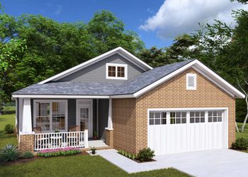Cozy Bungalow House Plan – Bright & Efficient Single-Level Design (~1,253 Sq Ft)