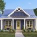 Modern Farmhouse Plan – Cozy 2-Bedroom, 2-Bathroom Home with Smart Layout (~1,085 Sq Ft)