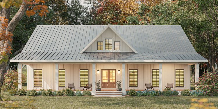 Modern Farmhouse Plan – ~2,351 Sq Ft of Open Living with 4–5 Bedrooms and 3 Full Bathrooms