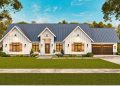 Modern Farmhouse Plan – Bright, Practical 3-Bedroom, 3-Bathroom Home (~2,197 Sq Ft)