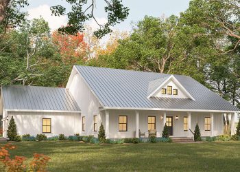 Modern Farmhouse Plan – ~2,000 Sq Ft with 3 Bedrooms & 2 Bathrooms – Spacious, Open & Comfortably Classic