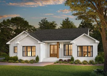 Modern Farmhouse Plan – Inviting 3-Bedroom, 2.5-Bathroom Home with Smart Layout (~1,597 Sq Ft)