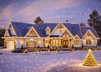 Bedroom Craftsman House Plan with Sweeping Rear Porches – ~3,224 Sq Ft of Elegant, Ranch-Style Comfort