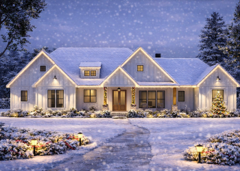 Modern Farmhouse Plan – Spacious 4-Bedroom, 4.5-Bathroom One-Story Home (~2,507 Sq Ft)