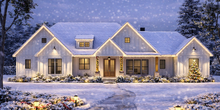 Modern Farmhouse Plan – Spacious 4-Bedroom, 4.5-Bathroom One-Story Home (~2,507 Sq Ft)