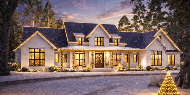 Grand Modern Farmhouse with 5 Beds, 3-Car Garage & Outdoor Kitchen – A Big, Beautiful Home Built for Family and Entertaining