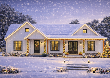 Modern Farmhouse Plan – Comfortable 3-4 Bedroom, 2.5-Bathroom Ranch with 3-Car Garage (~2,219 Sq Ft)