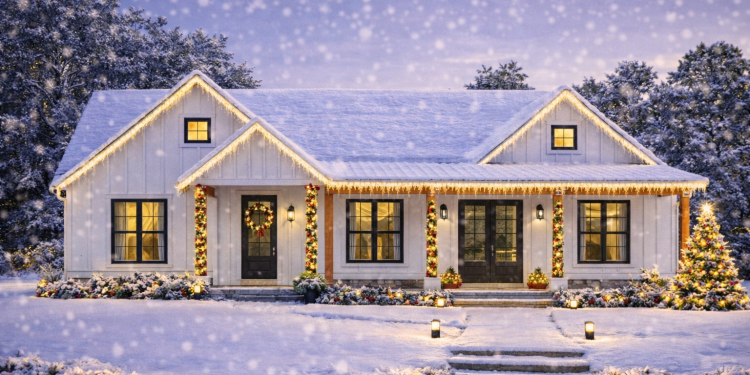 Modern Farmhouse Plan – Comfortable 3-4 Bedroom, 2.5-Bathroom Ranch with 3-Car Garage (~2,219 Sq Ft)