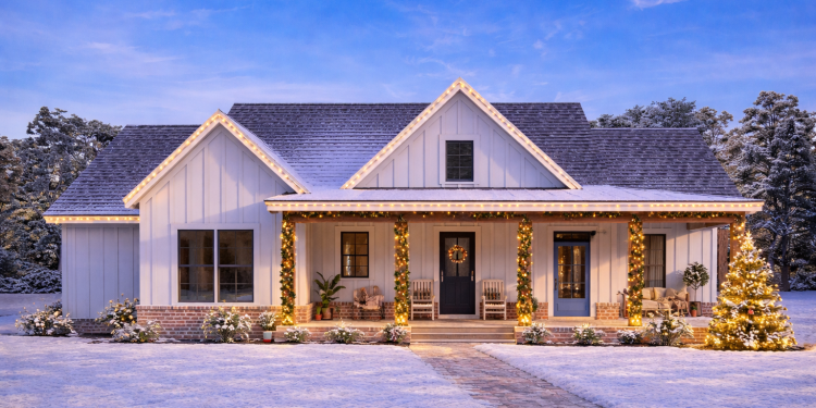 Modern Farmhouse Plan – ~1,499 Sq Ft of Warm, Connected Living with 3 Bedrooms and 2 Full Bathrooms