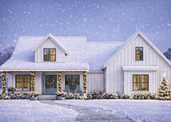 Modern Farmhouse Plan – Bright 3-4 Bedroom, 2-Bathroom Home with Open Layout (~2,025 Sq Ft)