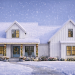 Modern Farmhouse Plan – Bright 3-4 Bedroom, 2-Bathroom Home with Open Layout (~2,025 Sq Ft)