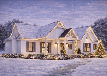 Modern Farmhouse Plan – Open 3-Bedroom, 2.5-Bathroom Home with Porch & Thoughtful Layout (~1,993 Sq Ft)