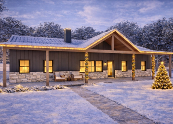 Rustic Mountain Ranch House Plan – 1,800 Sq Ft of Cozy, Open Living with 1,200 Sq Ft of Front & Rear Covered Porches