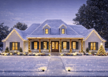 Modern Farmhouse Plan – Elegant 4-5 Bedroom, 3.5-Bathroom Home with Open Flow & Bonus Space (~2,789 Sq Ft)