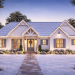 Modern Farmhouse Plan – Open 3-Bedroom, 2.5-Bathroom Home with Porch & Thoughtful Layout (~1,993 Sq Ft)