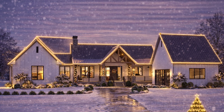 3-Bed Modern Farmhouse Lake House Plan with Wrap-Around Porch – ~2,204 Sq Ft of Relaxed Waterfront-Style Comfort