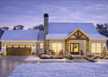 Modern Farmhouse Plan – Comfortable 3-Bedroom, 2-Bathroom Home with Classic Charm (~1,593 Sq Ft)