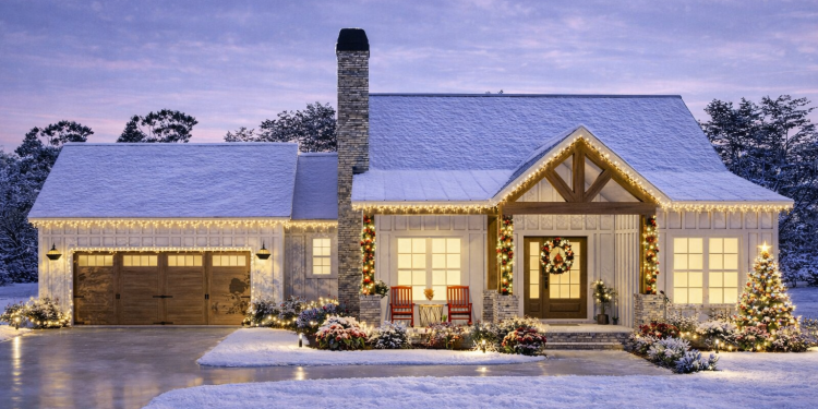 Modern Farmhouse Plan – Comfortable 3-Bedroom, 2-Bathroom Home with Classic Charm (~1,593 Sq Ft)